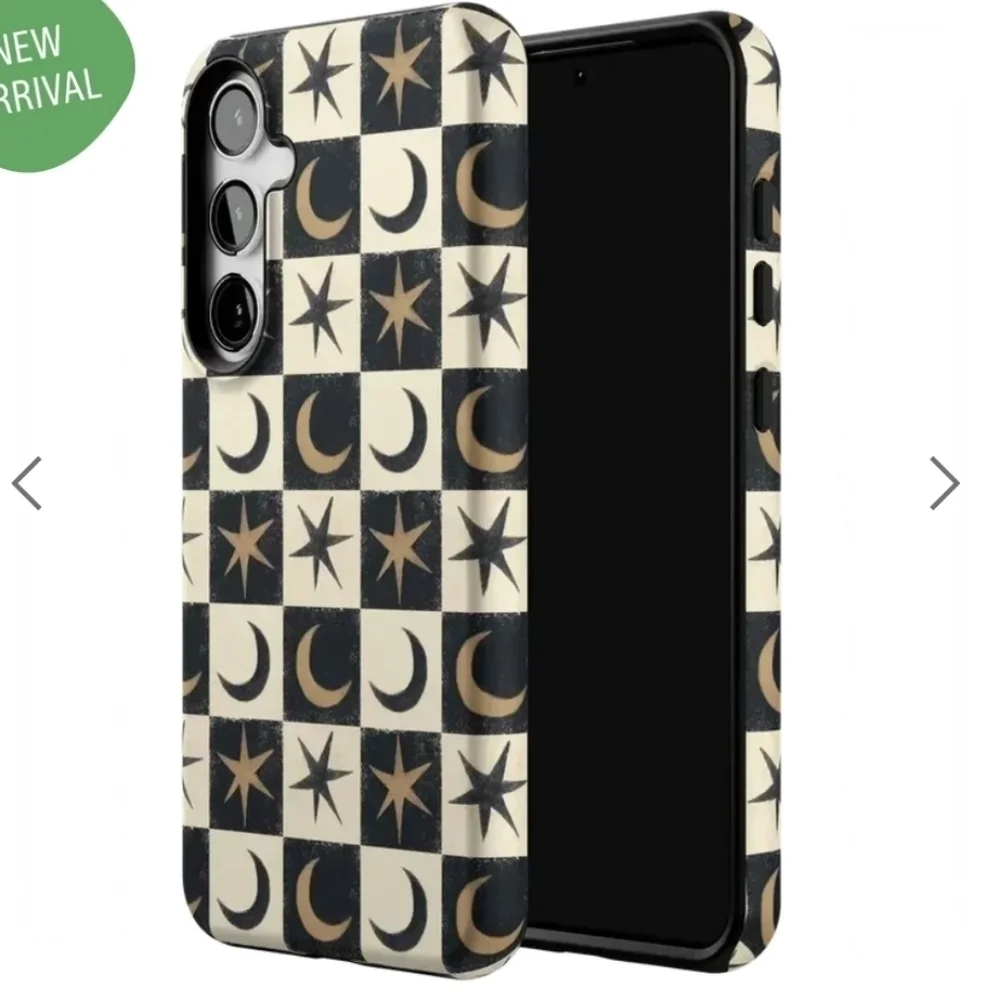 NWT Casely Mystic Moonstar Galaxy 24 Plus Phone Case-Black